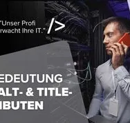 Bedeutung von Attributen für die Barrierefreiheit.