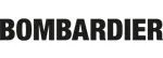 Logo von Bombardier mit schwarzem Schriftzug in Großbuchstaben.