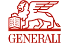 Logo von Generali mit einem geflügelten Löwen, der ein Buch hält, und dem Schriftzug „Generali“ darunter.