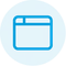microsites icon e-pixler blue