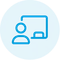teaching icon e-pixler blue