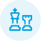 strategy icon e-pixler blue