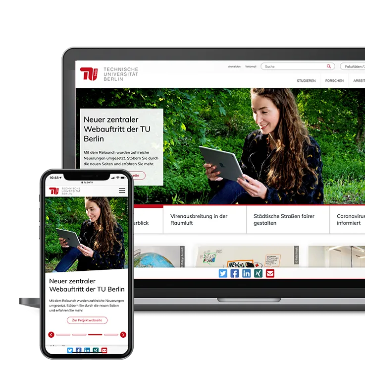 Referenz technische Umsetzung Projekt TU Berlin