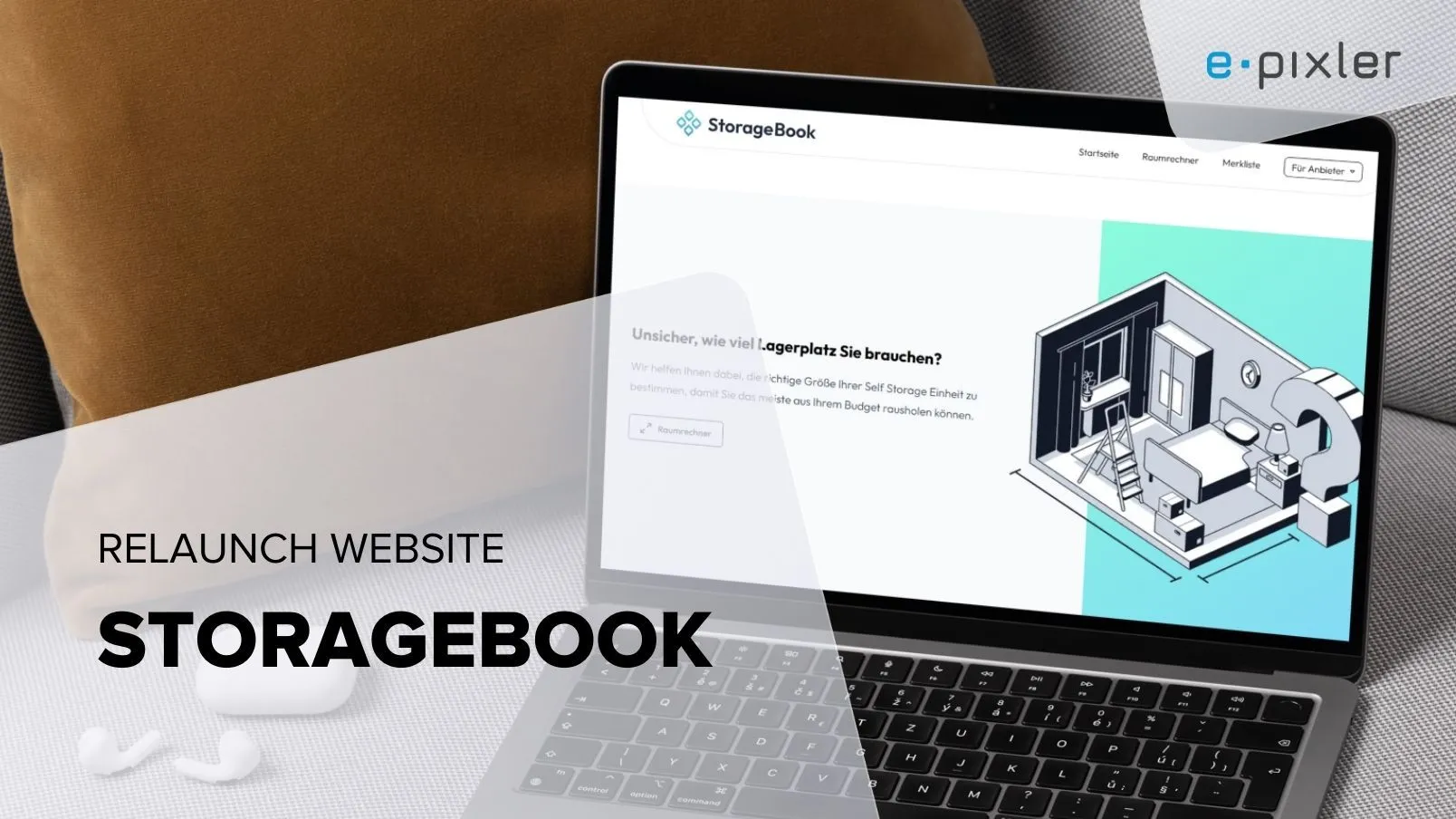 Relaunch für StorageBook: Modernes Design und CMS